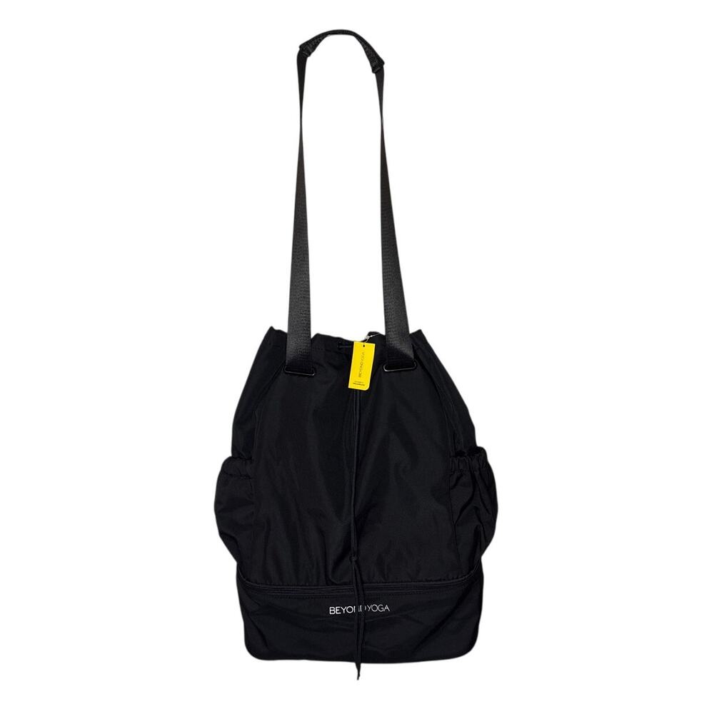 Beyond Yoga Black Convertible Gym Backpack Tote NWT